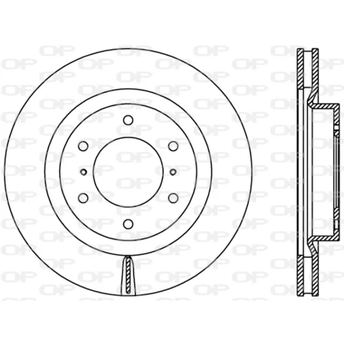 Brzdový kotúč OPEN PARTS BDR2406.20
