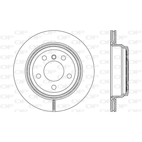 Brzdový kotúč OPEN PARTS BDR2626.20