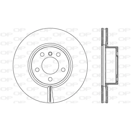 Brzdový kotúč OPEN PARTS BDR2629.20