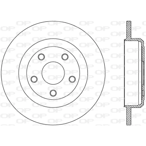 Brzdový kotúč OPEN PARTS BDR2783.10