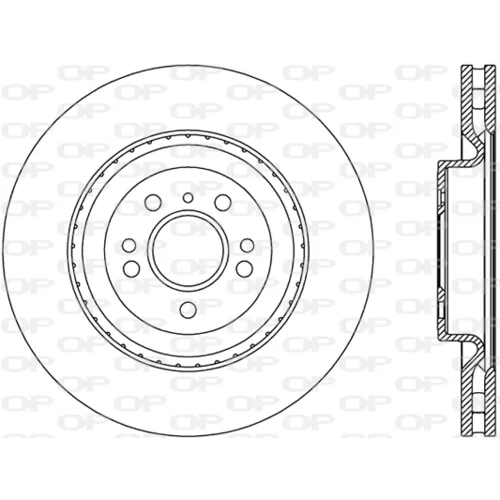 Brzdový kotúč OPEN PARTS BDR2800.20