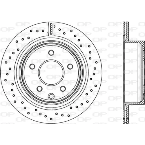 Brzdový kotúč OPEN PARTS BDRS2208.25
