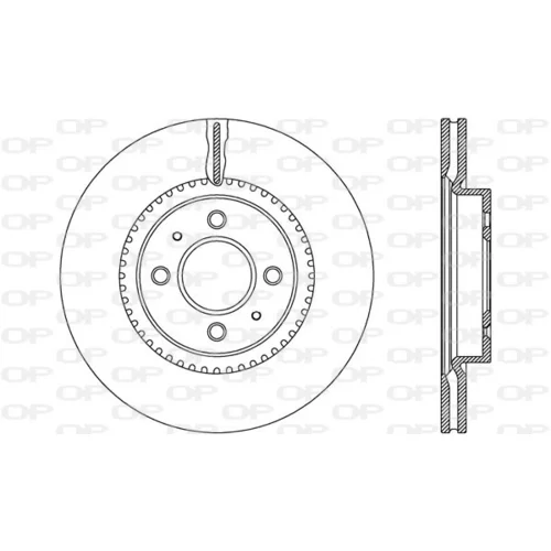 Brzdový kotúč OPEN PARTS BDA2639.20