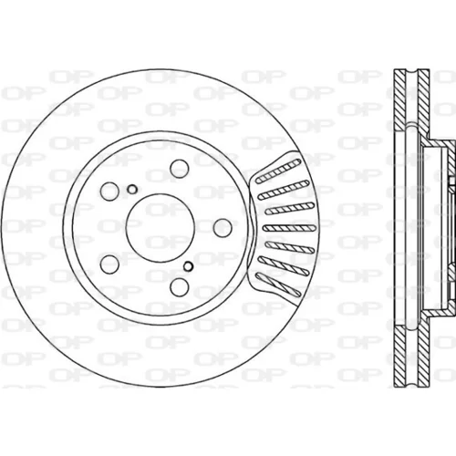 Brzdový kotúč OPEN PARTS BDR1727.20