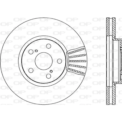 Brzdový kotúč OPEN PARTS BDR1829.20