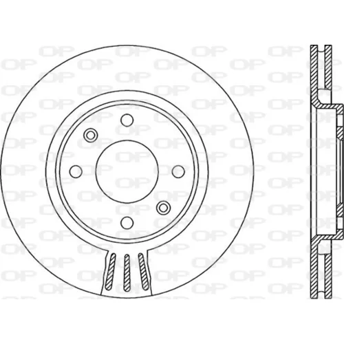 Brzdový kotúč OPEN PARTS BDR1901.20