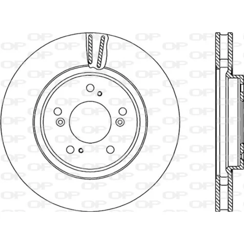 Brzdový kotúč OPEN PARTS BDR2202.20