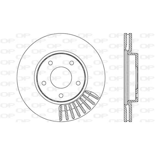 Brzdový kotúč OPEN PARTS BDR2646.20