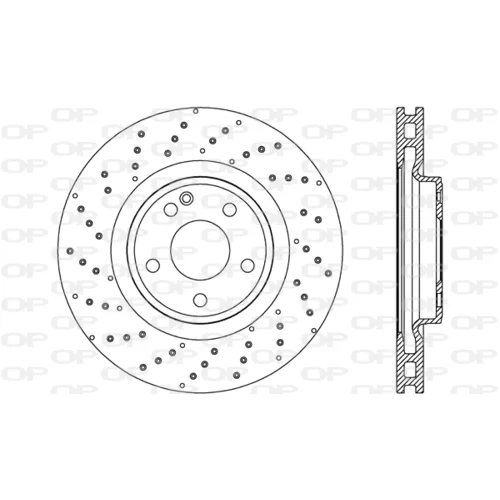 Brzdový kotúč BDR2704.20 (OPEN PARTS)