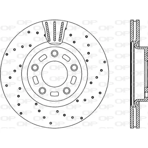 Brzdový kotúč OPEN PARTS BDRS2156.25