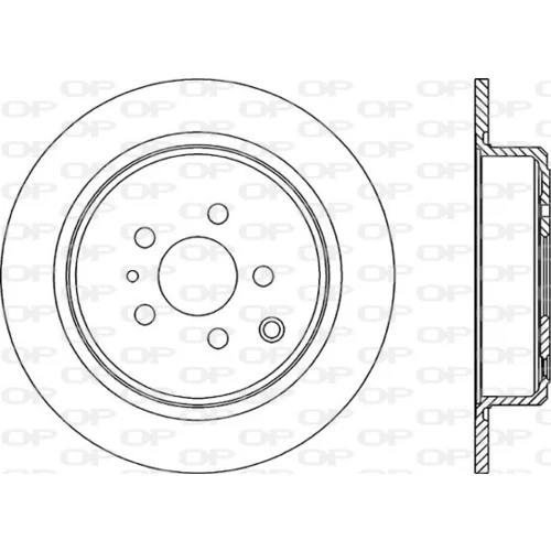 Brzdový kotúč OPEN PARTS BDA1149.10