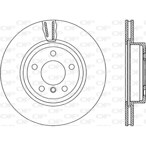 Brzdový kotúč OPEN PARTS BDR2236.20