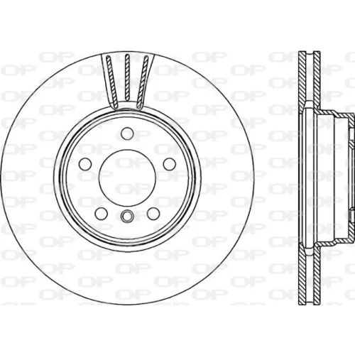 Brzdový kotúč OPEN PARTS BDR2361.20