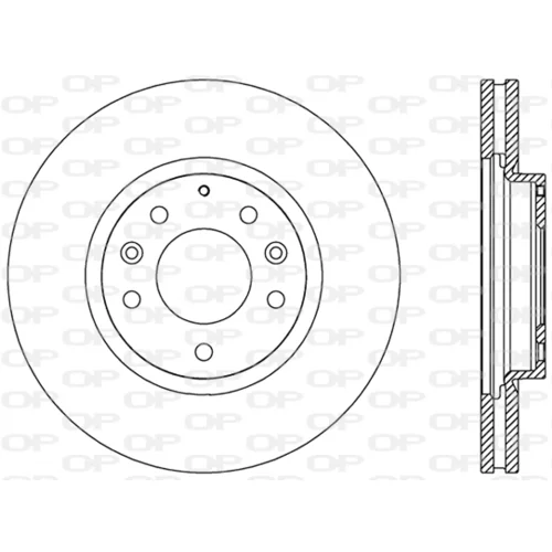 Brzdový kotúč OPEN PARTS BDR2493.20