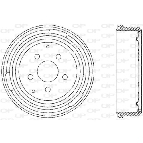 Brzdový bubon OPEN PARTS BAD9011.20