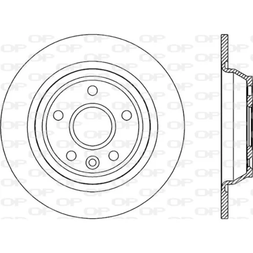 Brzdový kotúč OPEN PARTS BDA2303.10
