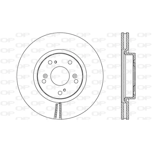 Brzdový kotúč OPEN PARTS BDA2686.20