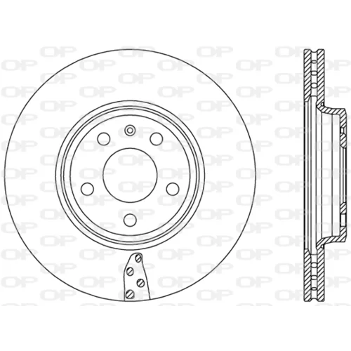 Brzdový kotúč OPEN PARTS BDR2485.20
