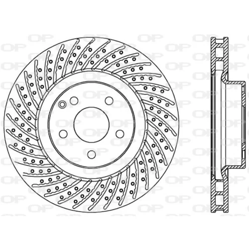 Brzdový kotúč OPEN PARTS BDR2540.25