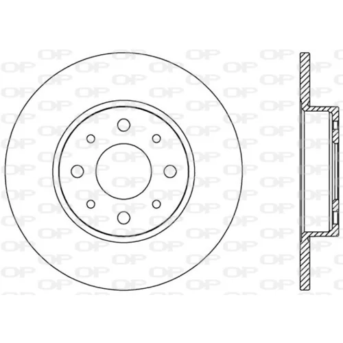 Brzdový kotúč OPEN PARTS BDR2564.10