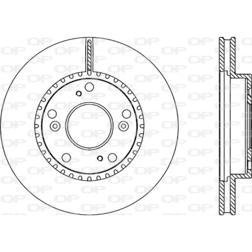 Brzdový kotúč OPEN PARTS BDA2274.20