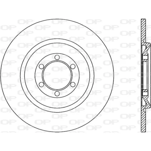 Brzdový kotúč OPEN PARTS BDR1003.10