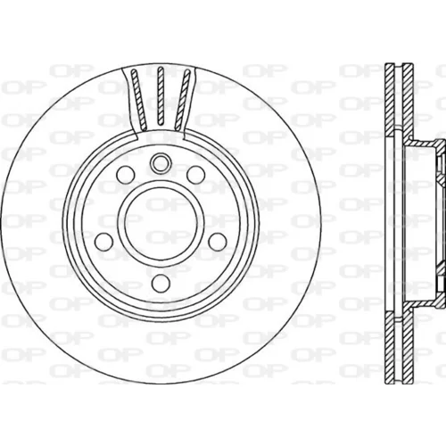 Brzdový kotúč OPEN PARTS BDR1937.20