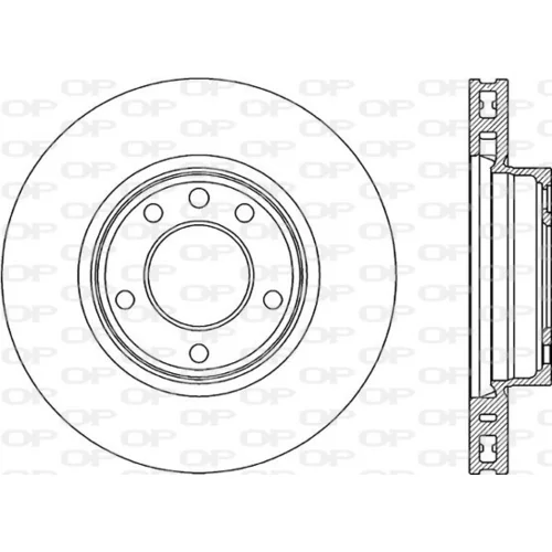 Brzdový kotúč OPEN PARTS BDR2300.20