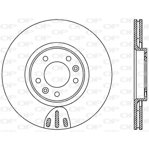 Brzdový kotúč OPEN PARTS BDR2380.20