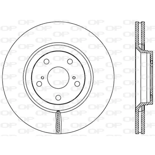 Brzdový kotúč OPEN PARTS BDR2525.20