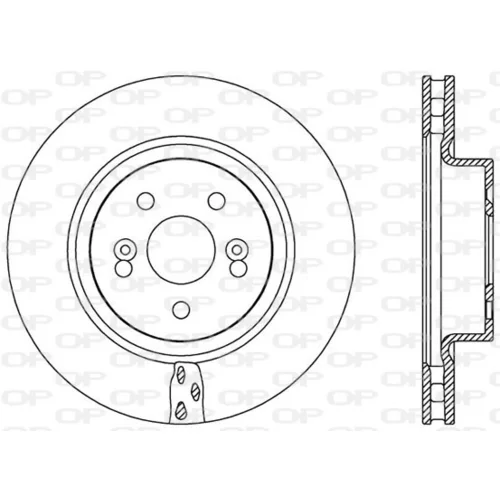 Brzdový kotúč OPEN PARTS BDR2571.20