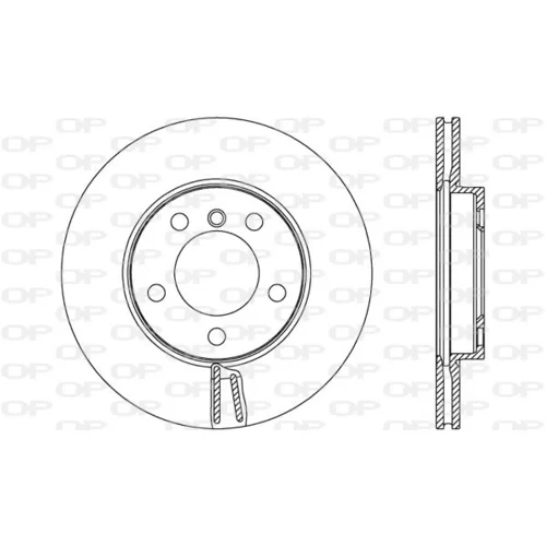 Brzdový kotúč OPEN PARTS BDR2609.20