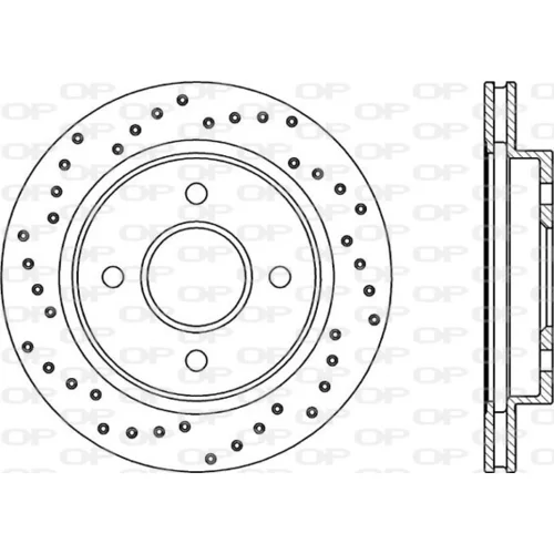 Brzdový kotúč OPEN PARTS BDRS1185.25