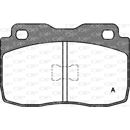 Sada brzdových platničiek kotúčovej brzdy OPEN PARTS BPA0114.00