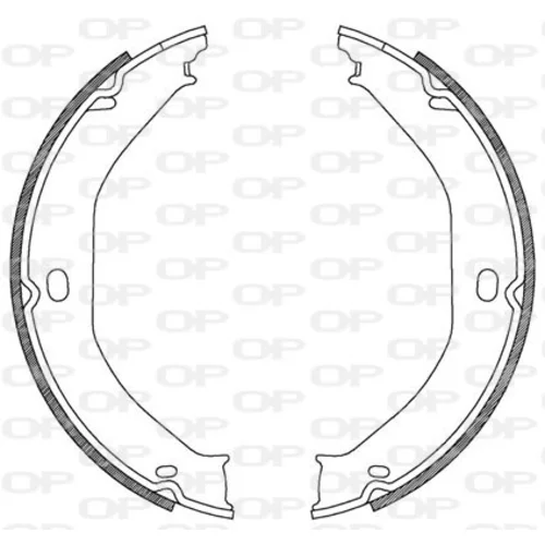 Sada brzdových čeľustí OPEN PARTS BSA2183.00