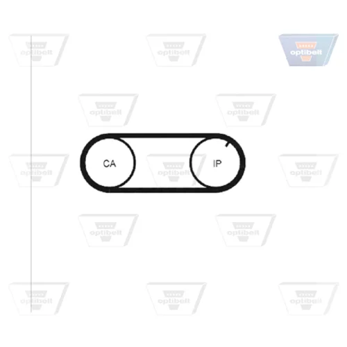 Ozubený remeň OPTIBELT ZRK 1090