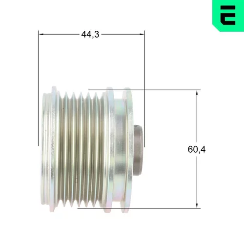 Voľnobežka alternátora F5-1195 /OPTIMAL/ - obr. 2