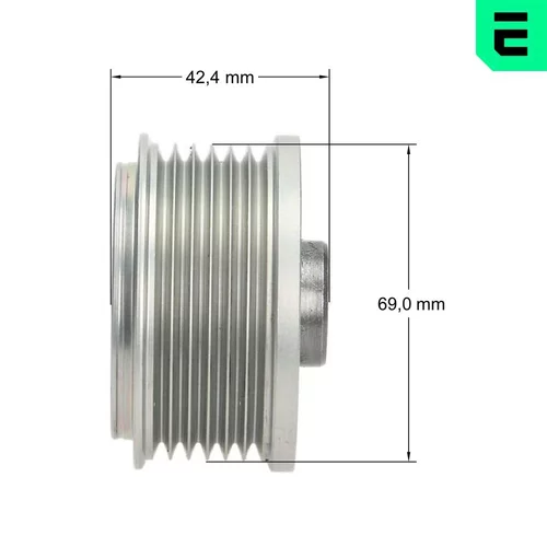 Voľnobežka alternátora F5-1054 /OPTIMAL/ - obr. 2