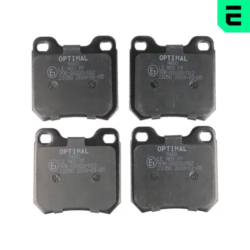 Sada brzdových platničiek kotúčovej brzdy OPTIMAL BP-09480