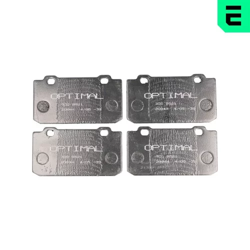 Sada brzdových platničiek kotúčovej brzdy OPTIMAL 9521
