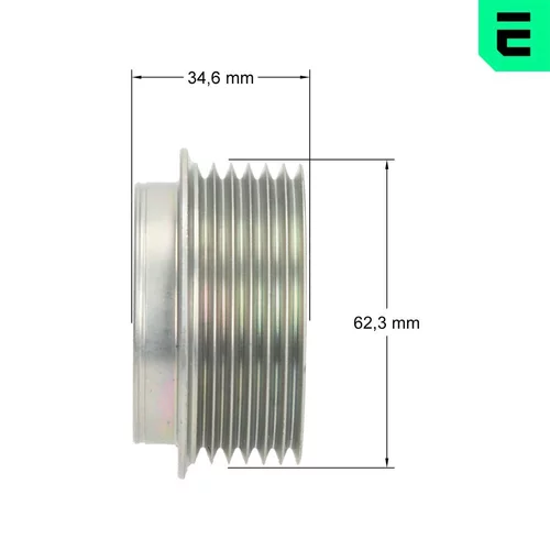 Voľnobežka alternátora F5-1145 /OPTIMAL/ - obr. 2