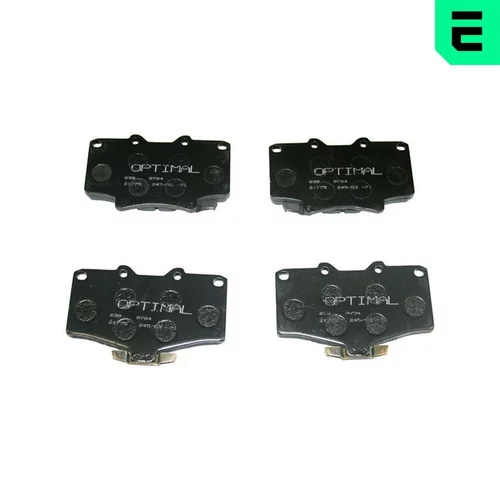 Sada brzdových platničiek kotúčovej brzdy OPTIMAL BP-09880