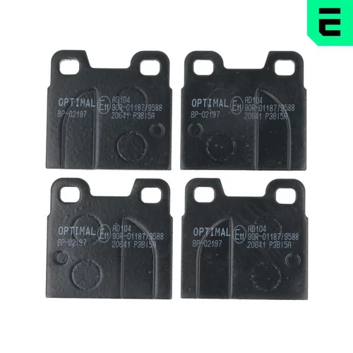 Sada brzdových platničiek kotúčovej brzdy BP-02197 /OPTIMAL/
