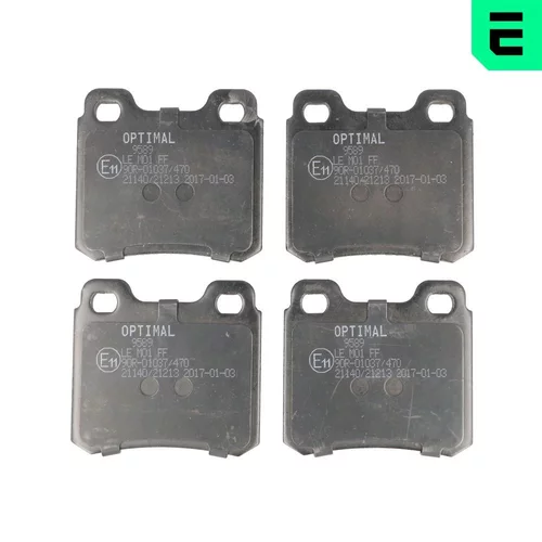 Sada brzdových platničiek kotúčovej brzdy OPTIMAL BP-09589