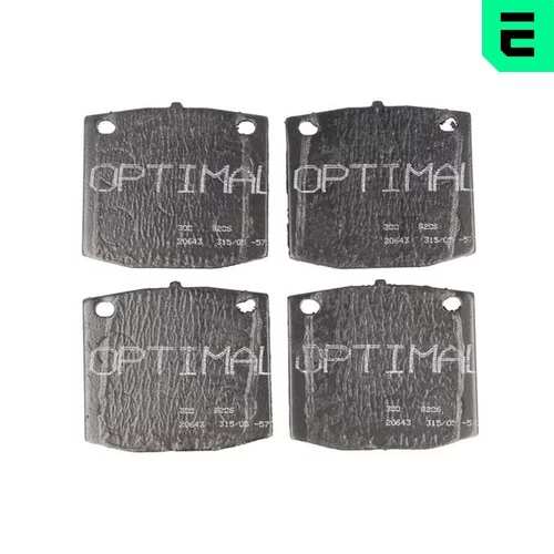 Sada brzdových platničiek kotúčovej brzdy OPTIMAL 9206