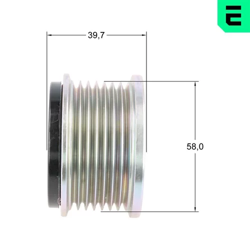 Voľnobežka alternátora F5-1047 /OPTIMAL/ - obr. 2