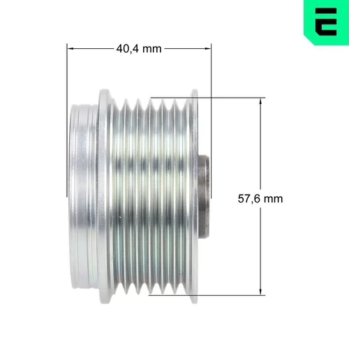 Voľnobežka alternátora F5-1090 /OPTIMAL/ - obr. 2