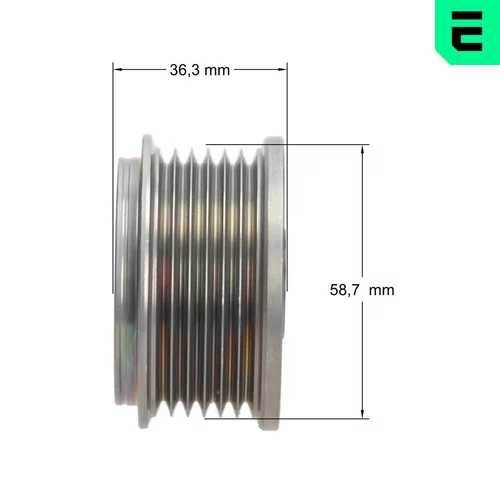 Voľnobežka alternátora F5-1125 /OPTIMAL/ - obr. 2