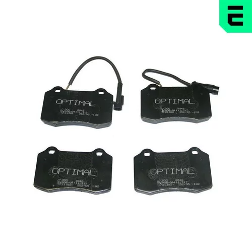 Sada brzdových platničiek kotúčovej brzdy OPTIMAL BP-09848