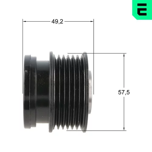 Voľnobežka alternátora F5-5011 /OPTIMAL/ - obr. 2
